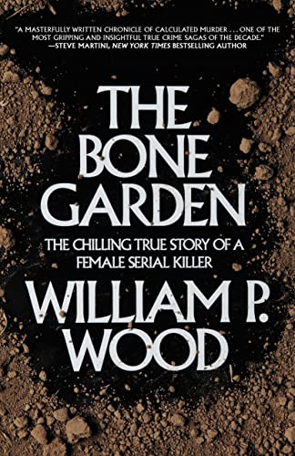 Book cover: "The Bone Garden" with large white text on a dark, earthy background.