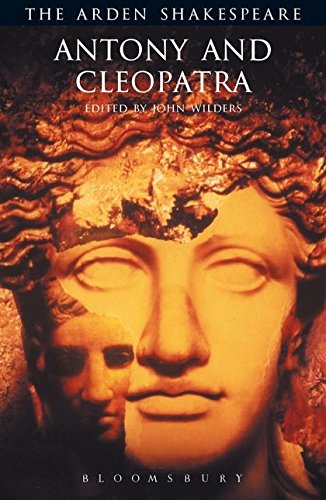 Book cover of Antony and Cleopatra featuring a fragmented classical stone bust.
