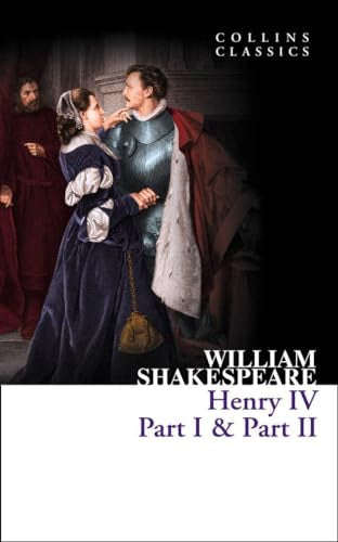 Book cover for Shakespeare’s “Henry IV, Part I & Part II” with figures.