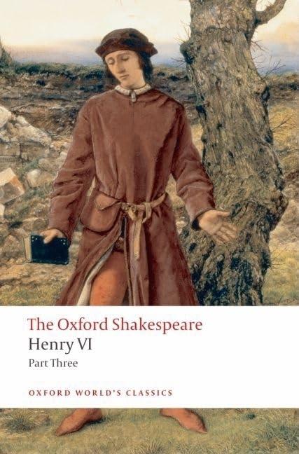 Book cover featuring a painting of a man in medieval clothing beside a tree.