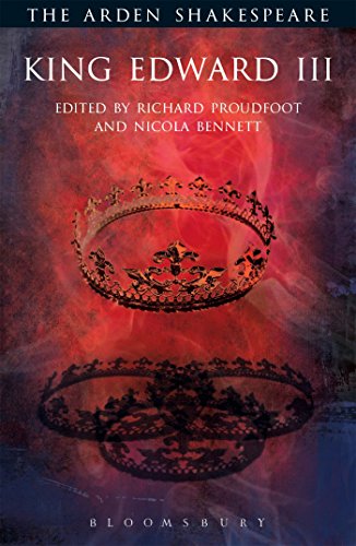 Cover of "King Edward III" by Shakespeare, featuring a gold crown.