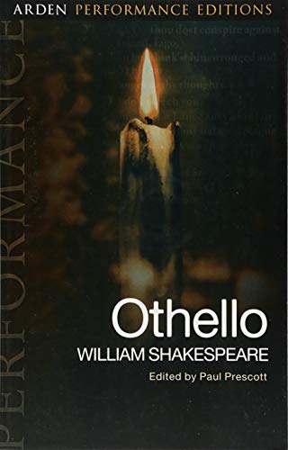 Book cover for Shakespeare’s “Othello” with a burning candle image.