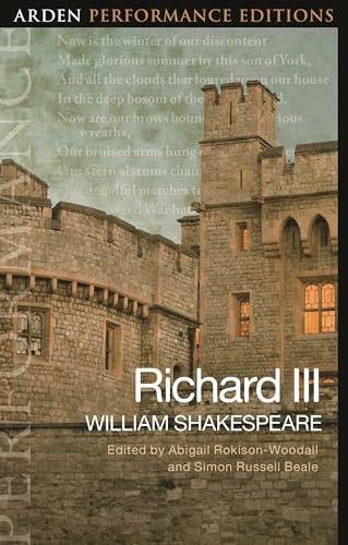 Cover of “Richard III” by Shakespeare, featuring a stone castle.
