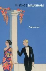 "Book cover featuring a man and woman standing by a column against a blue background."