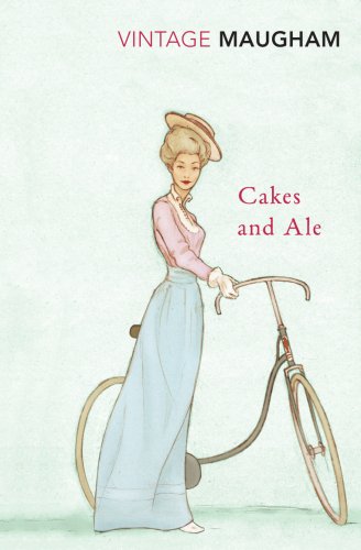 Book cover illustration of a woman in a long skirt standing with a bicycle.