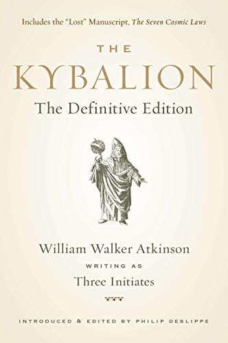 Book cover for "Kybalion: The Definitive Edition" with a vintage illustration.