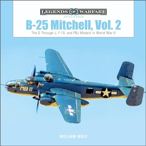 Book cover featuring a blue B-25 Mitchell bomber in flight.