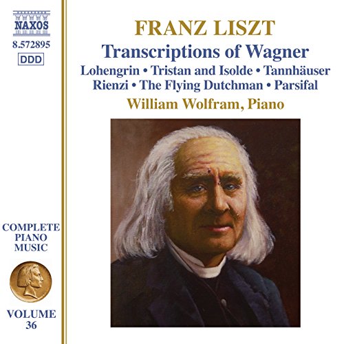 CD cover for Liszt’s “Transcriptions of Wagner” performed by William Wolfram.