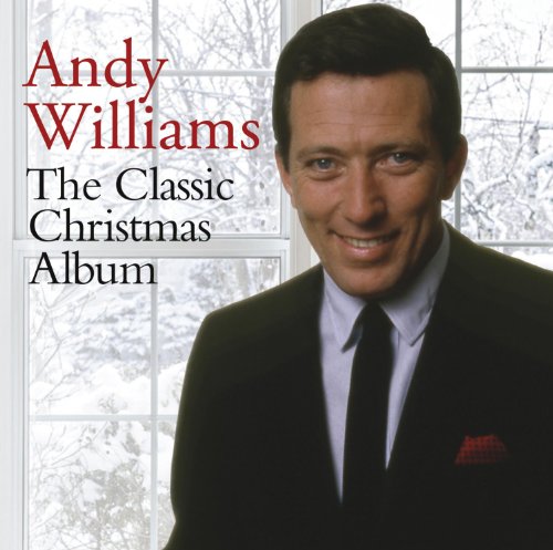 Andy Williams album cover with a snowy window background.