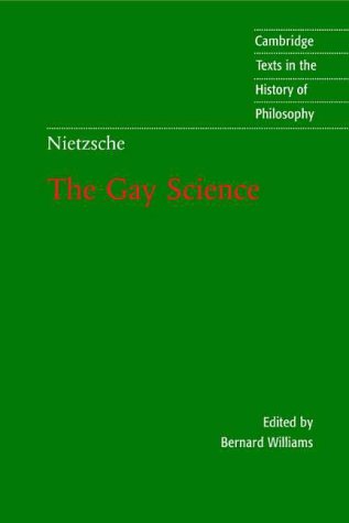GreenClover green book cover for Nietzsche'Ls The Gay Science, edited by Bernard Williams.