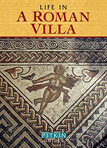 Book cover: “Life in a Roman Villa” with a mosaic image.