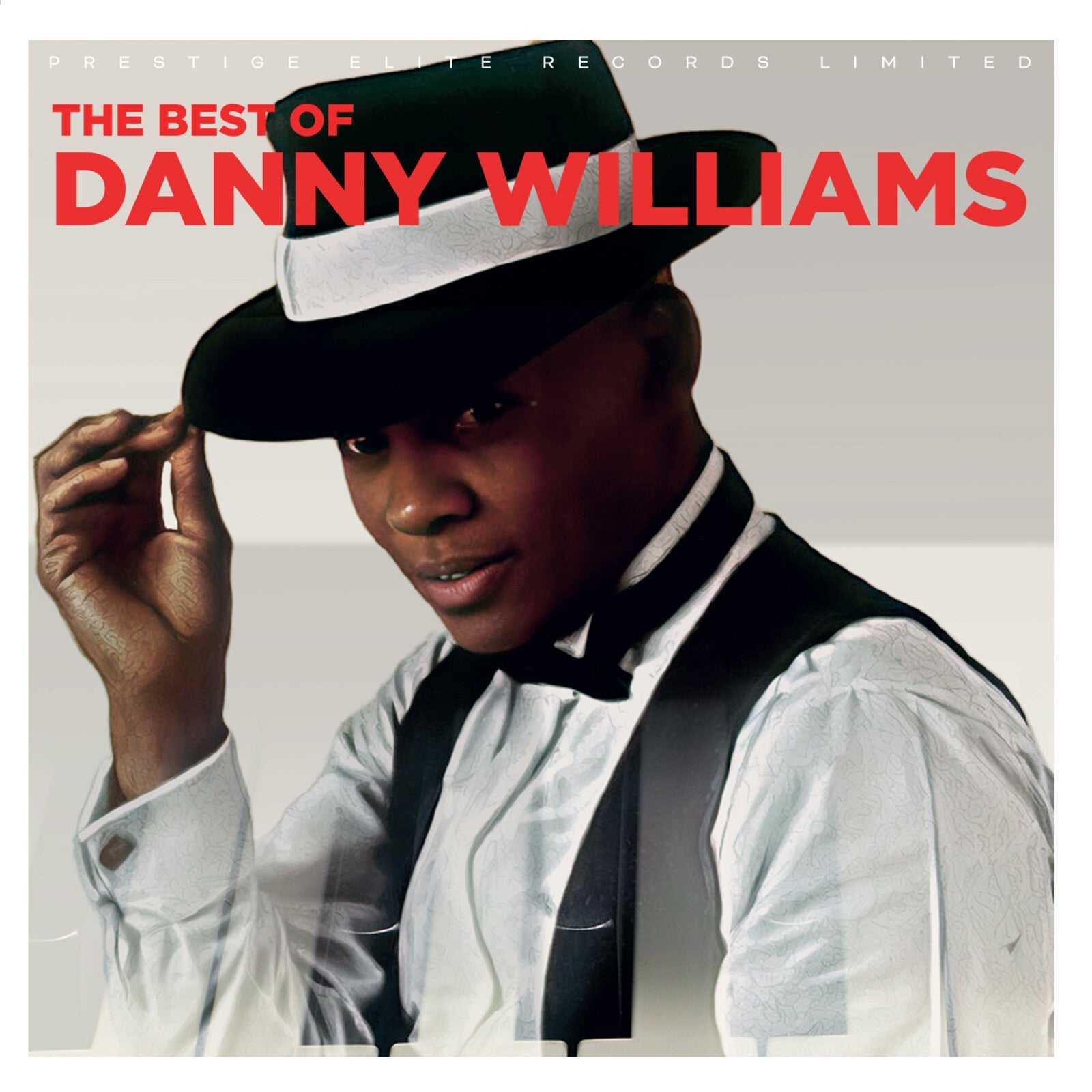 Danny Williams portrait on “The Best Of” CD cover, wearing a hat.