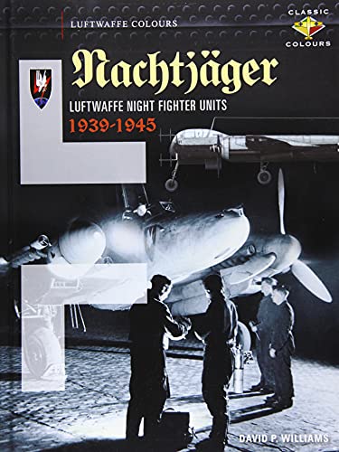 Book cover: “Nachtjäger” Luftwaffe night fighter units, with a WWII aircraft.