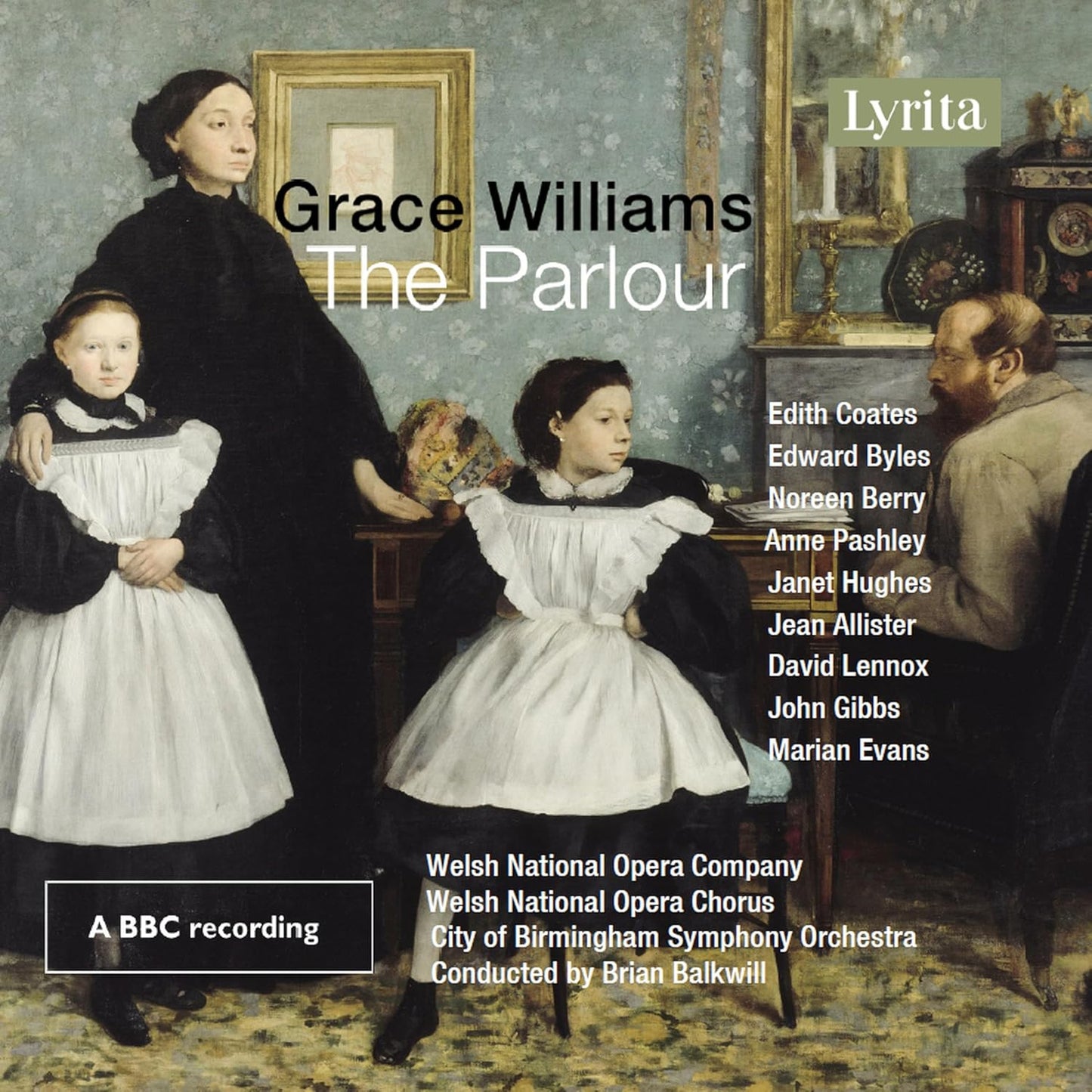 CD cover: painting of a Victorian family in a parlor setting.