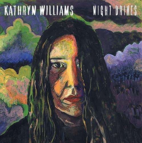 CD cover for Kathryn Williams’ “Night Drives” featuring painted portrait.