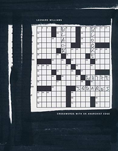 Crossword puzzle grid on a dark background, title reads “Black Blocks, White Squares.”