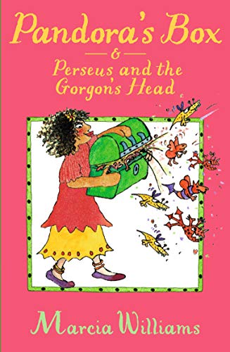 Book cover showing a woman opening a green box releasing small colorful monsters.