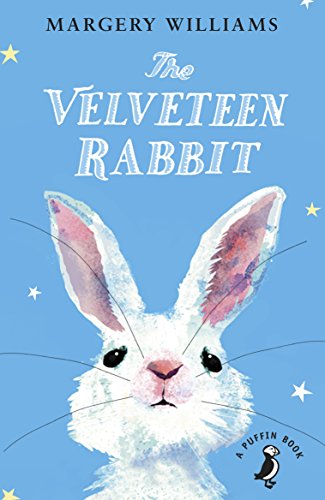 Book cover of "The Velveteen Rabbit" featuring a watercolor rabbit illustration.