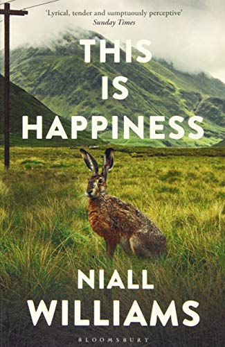 Book cover with a hare in tall grass and distant mountains.