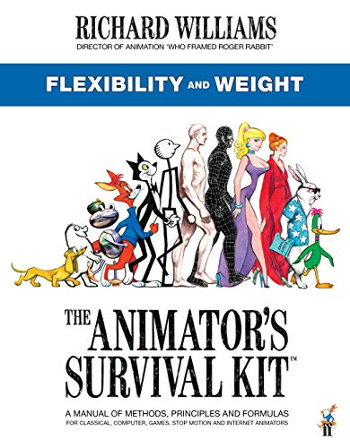 Book cover featuring animated characters illustrating flexibility and weight principles.