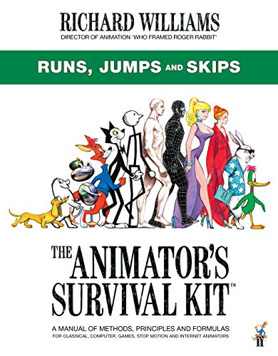 Book cover featuring animated characters illustrating running, jumping, and skipping.