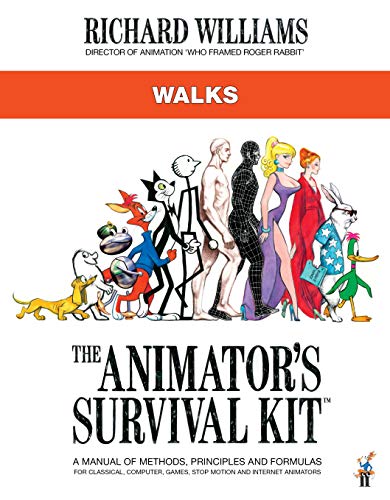 Book cover featuring animated characters demonstrating various walking styles.
