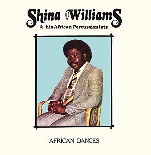 CD cover featuring Shina Williams, a man with an afro, in a suit.