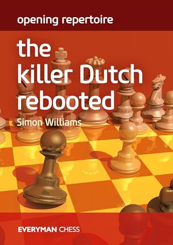Book with chess theme, dark cover, white text, and possible Dutch or landscape image.