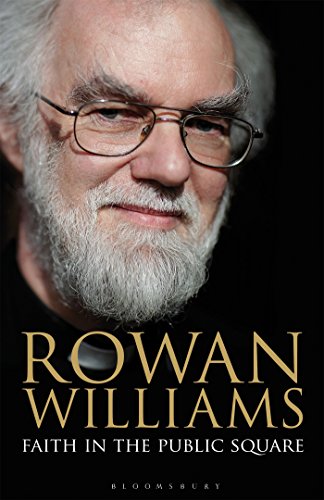 Book cover featuring a portrait of Rowan Williams, with title text.