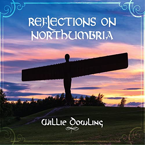 CD cover featuring the Angel of the North sculpture against a sunset.