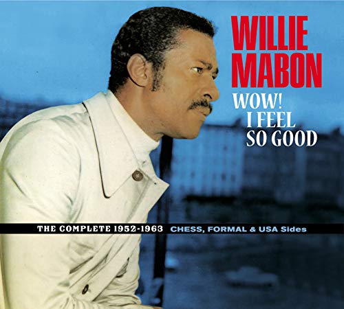 CD cover featuring Willie Mabon in profile, wearing a white coat.
