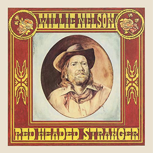 Album cover art featuring a portrait of Willie Nelson in a cowboy hat.