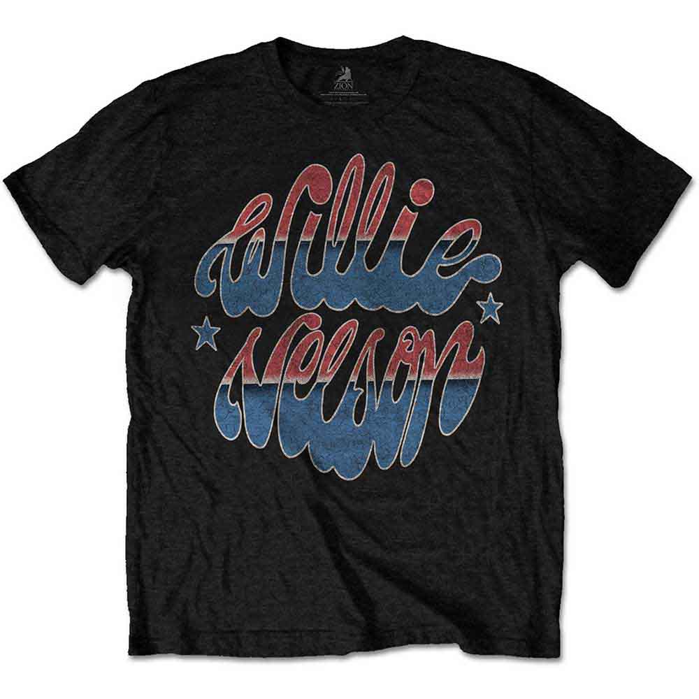 Red t-shirt with a Willie Nelson Americana design, size XX-Large.