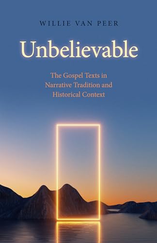 Book cover with title “Unbelievable” and glowing rectangular light shape.