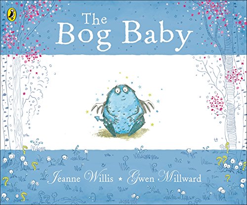 Book cover: blue, whimsical creature in a grassy, illustrated landscape.