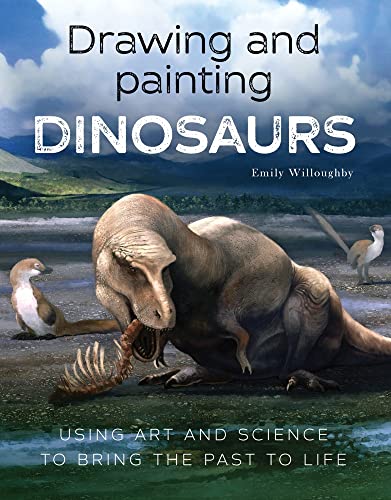 Book cover featuring a large dinosaur eating a carcass with smaller dinosaurs nearby.