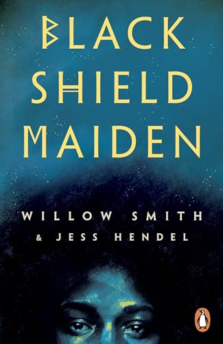 Book cover: “Black Shield Maiden” with a woman’s face in shadow.