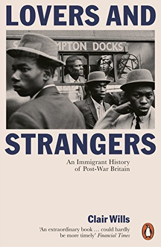 Book cover: "Lovers and Strangers" featuring Black men at Southampton Docks.