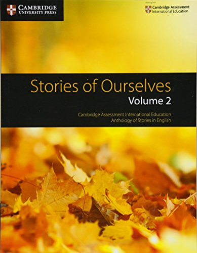 Book cover: “Stories of Ourselves Volume 2” with autumn leaves.