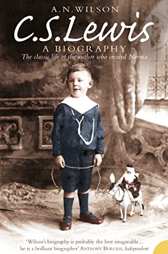 Book cover: "C.S. Lewis: A Biography" featuring a young Lewis and toys.