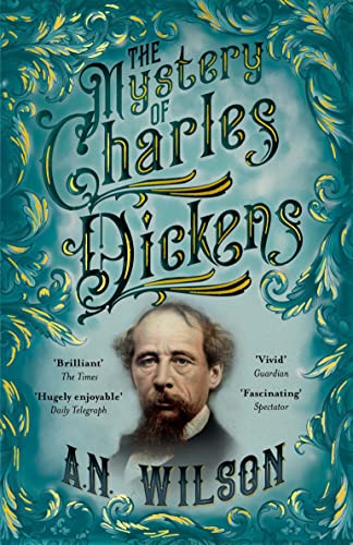 Book cover featuring a portrait of Charles Dickens with ornate gold details.