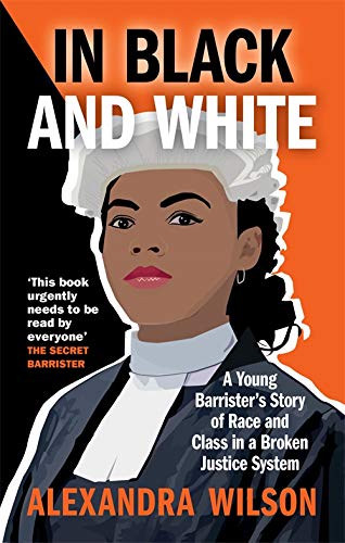 Book cover featuring a Black woman in barrister’s wig and gown.