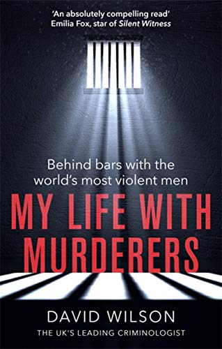 Book cover with prison bars, red title: “My Life with Murderers.”