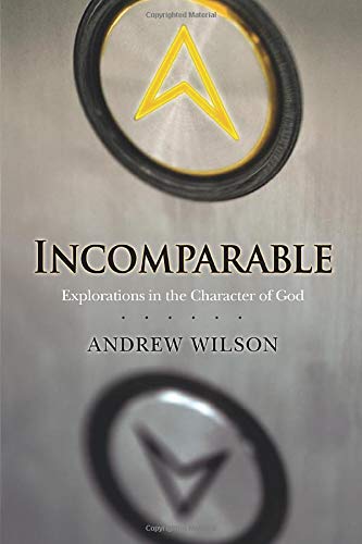 Book cover: "Incomparable" by Andrew Wilson, with a triangular symbol.