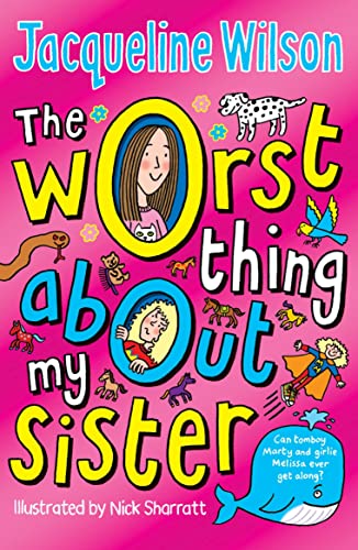 Book cover with illustrated lettering and cartoon depictions of children.