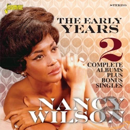 CD cover for Nancy Wilson’s “The Early Years” with her portrait.