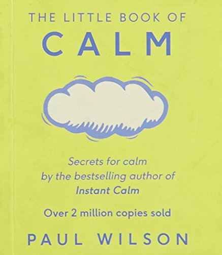 The image depicts a yellow book cover with blue text and a cloud illustration.