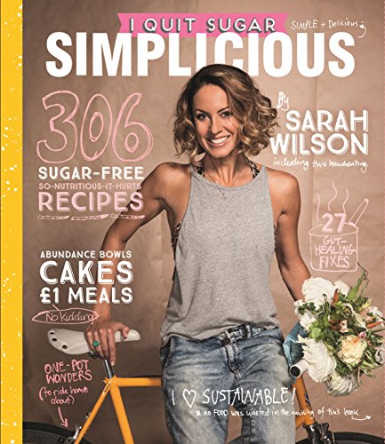 Book cover featuring Sarah Wilson with a yellow bicycle and text overlay.