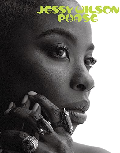 Close-up of Jessy Wilson’s face on the “Phase” vinyl album cover.