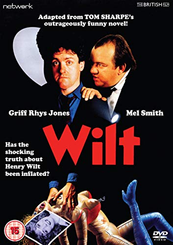 Wilt" DVD cover featuring two men and a suggestive lower image.